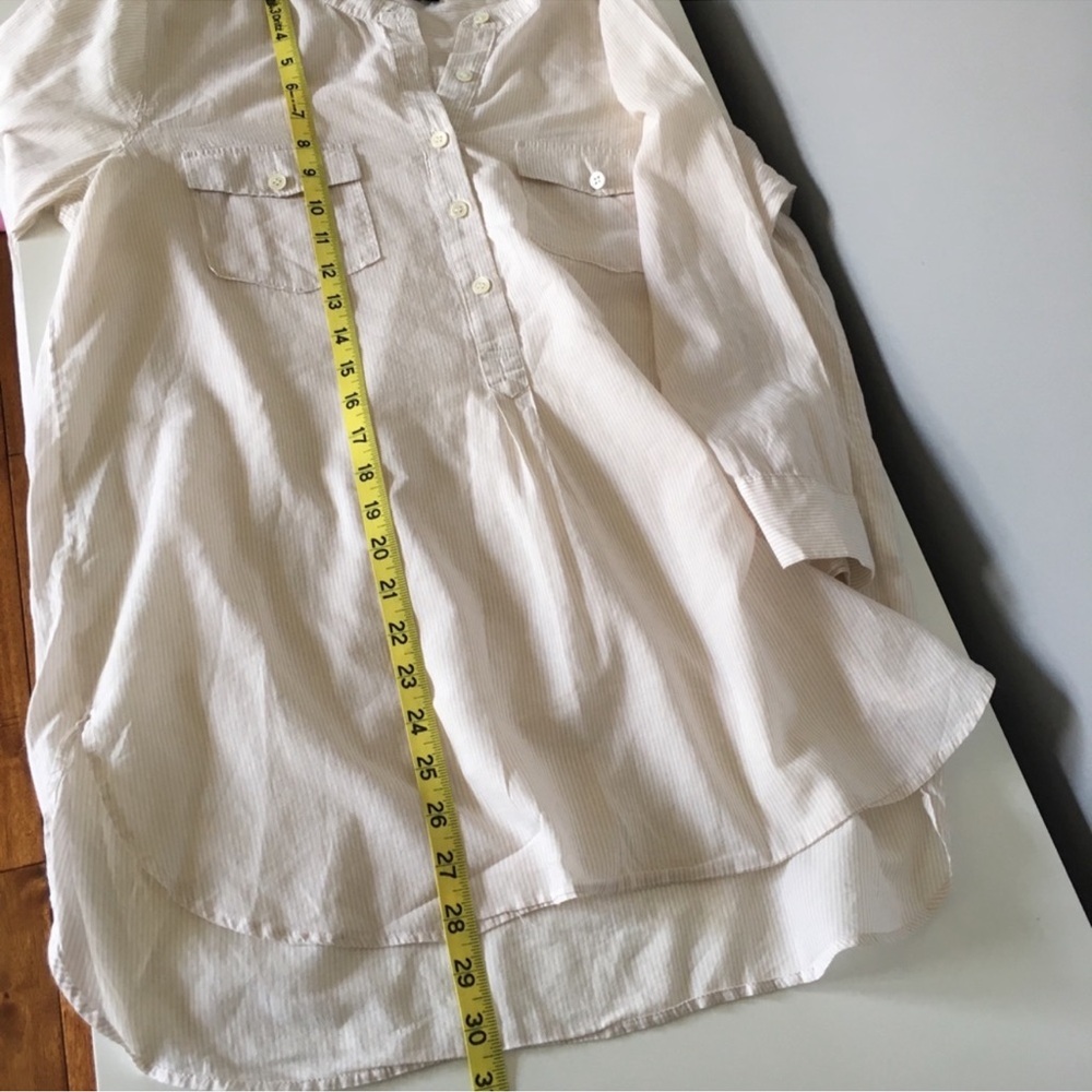 Theory White Button-Up Blouse - Picture 8 of 8